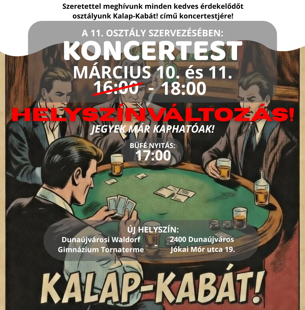 Kalap, kabát – koncertest